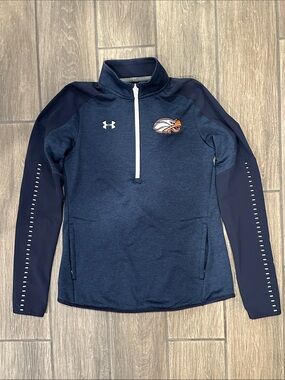 Denver Broncos Women’s Under Armour Coldgear 3/4 zip jacket. Size small
